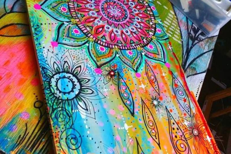 Meditativní malování mandal